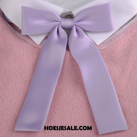 Vlinderdassen Dames Schooluniform Vrouwen Purper Mode Groep Sale