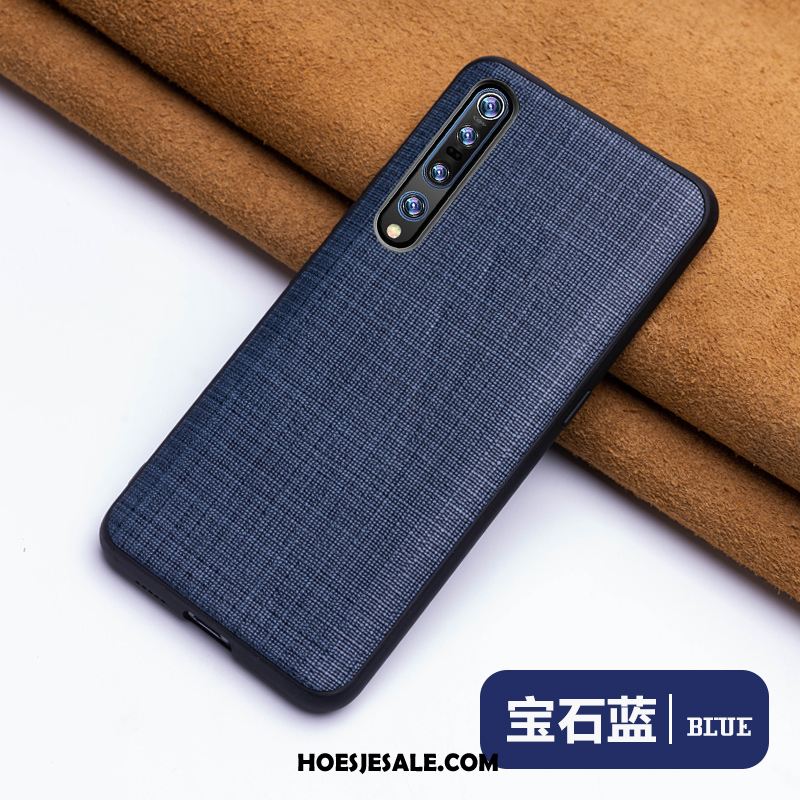 Xiaomi Mi 10 Pro Hoesje Dun Mobiele Telefoon Luxe Scheppend Echt Leer