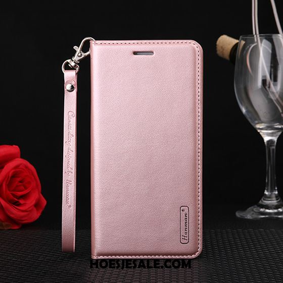 Xiaomi Mi 10 Pro Hoesje Leren Etui Echt Leer All Inclusive Roze Mobiele Telefoon