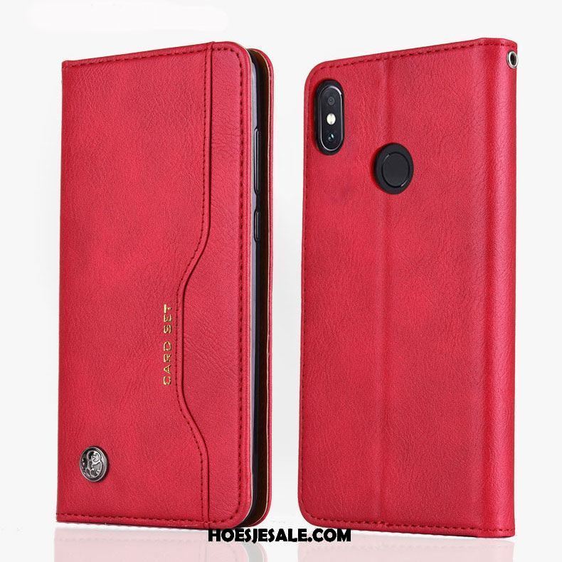 Xiaomi Mi 8 Hoesje All Inclusive Hoes Echt Leer Anti-fall Persoonlijk Korting