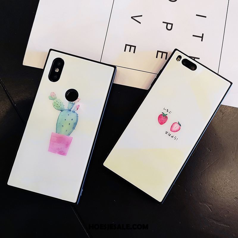 Xiaomi Mi 8 Hoesje Anti-fall Glas Vierkante Mini Mobiele Telefoon Kopen