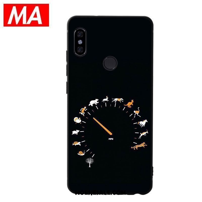 Xiaomi Mi 8 Hoesje Bescherming Doorzichtig Zwart Mini Scheppend Sale