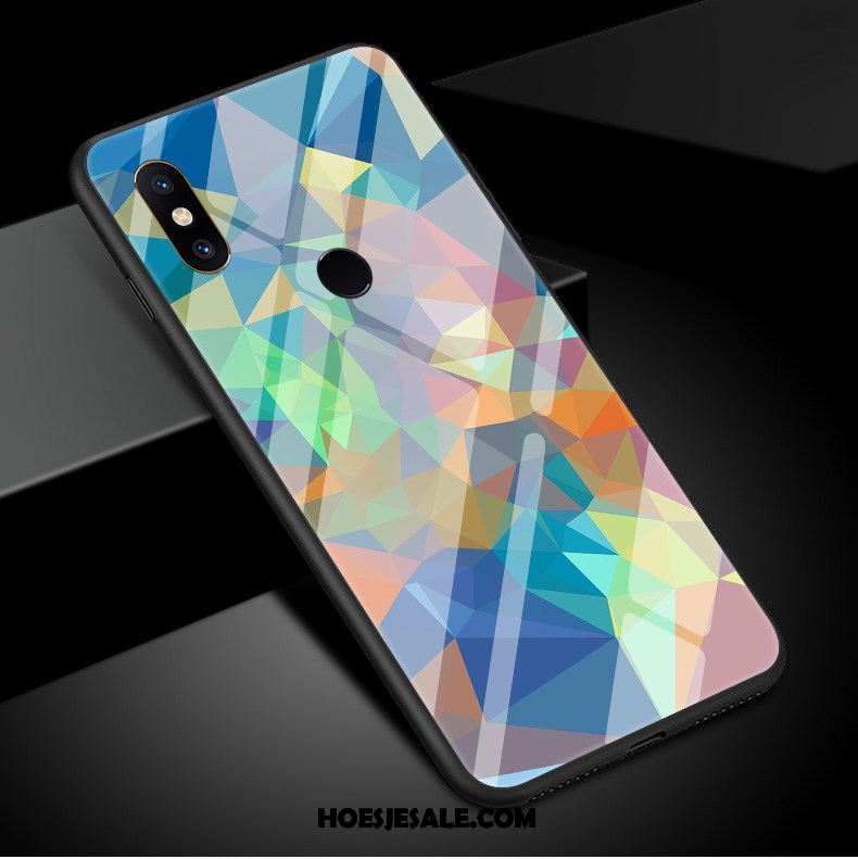 Xiaomi Mi 8 Hoesje Geometrie Spiegel Ruit Patroon Mobiele Telefoon Goedkoop