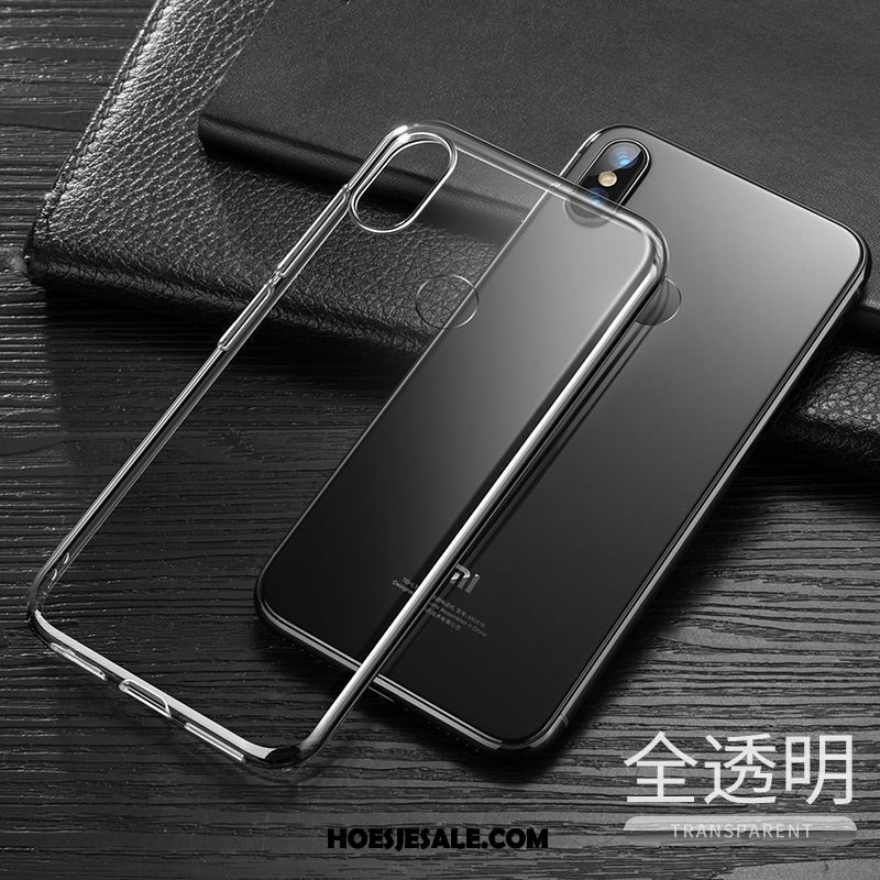 Xiaomi Mi 8 Hoesje Glas Dun Anti-fall Siliconen Mini