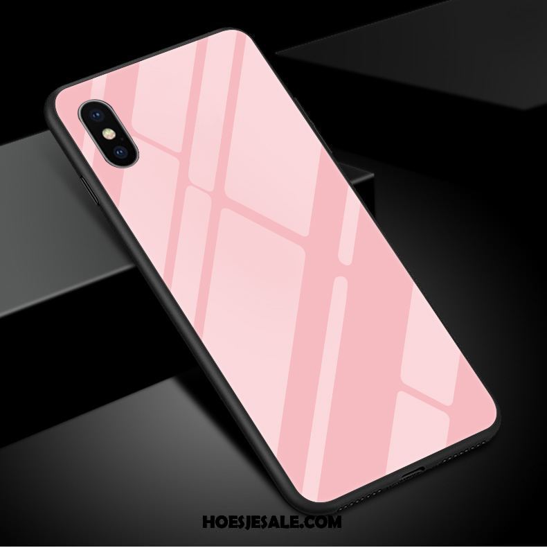 Xiaomi Mi 8 Hoesje Glas Hoes Doorzichtig Trendy Merk Eenvoudige Goedkoop