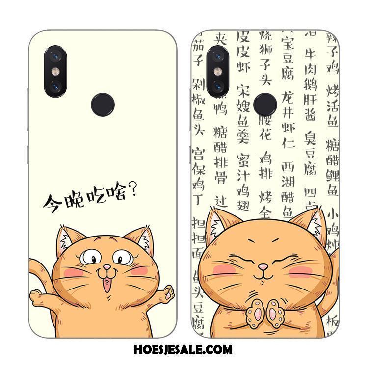 Xiaomi Mi 8 Hoesje Lovers Geel Hoes Mini Kat Sale