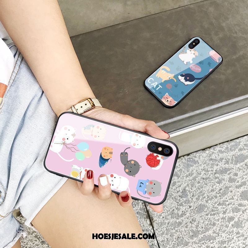 Xiaomi Mi 8 Pro Hoesje Lovers Spotprent Patroon Mobiele Telefoon Bescherming Winkel