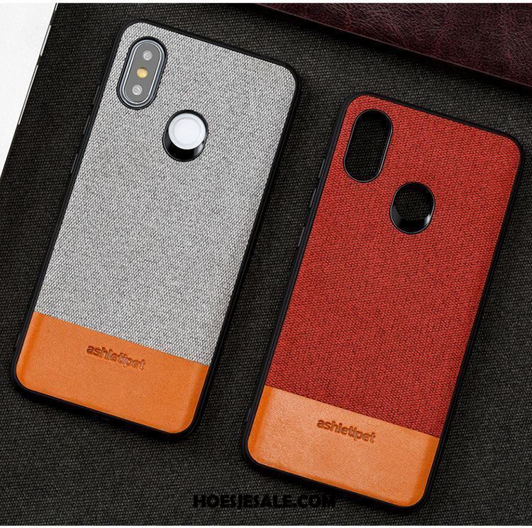 Xiaomi Mi 8 Se Hoesje Mesh Scheppend Canvas Bescherming Zacht