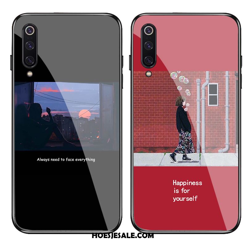 Xiaomi Mi 9 Hoesje Zwart Spiegel Siliconen Bescherming Mobiele Telefoon Sale