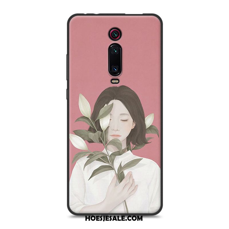 Xiaomi Mi 9t Hoesje Rood Zacht Hoes Kunst Bescherming Goedkoop