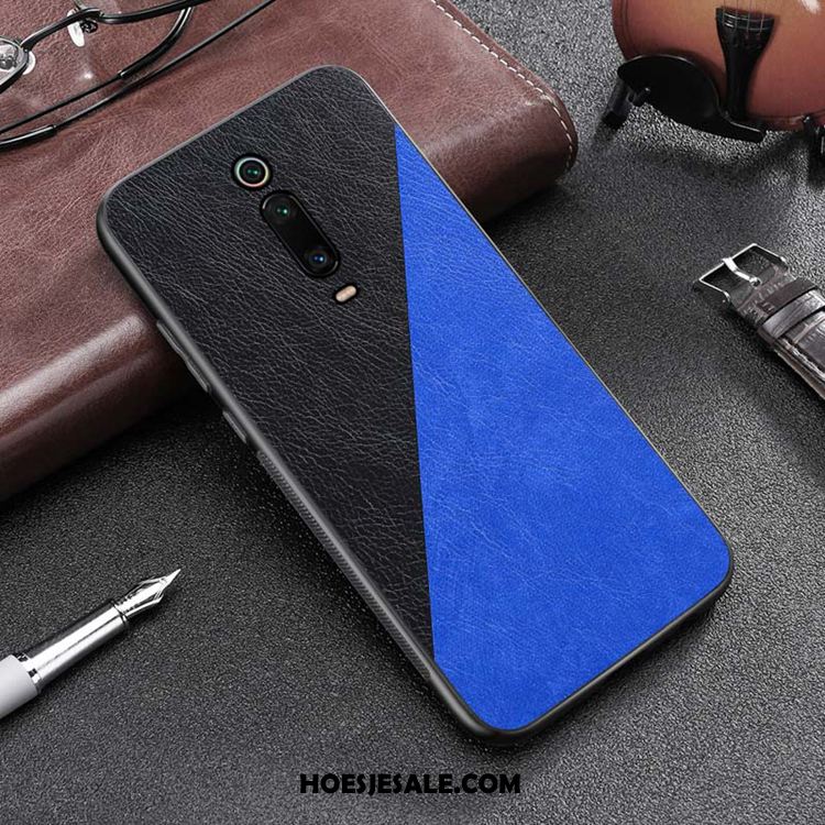 Xiaomi Mi 9t Pro Hoesje Kunstleer Eenvoudige All Inclusive Hoes Blauw Winkel