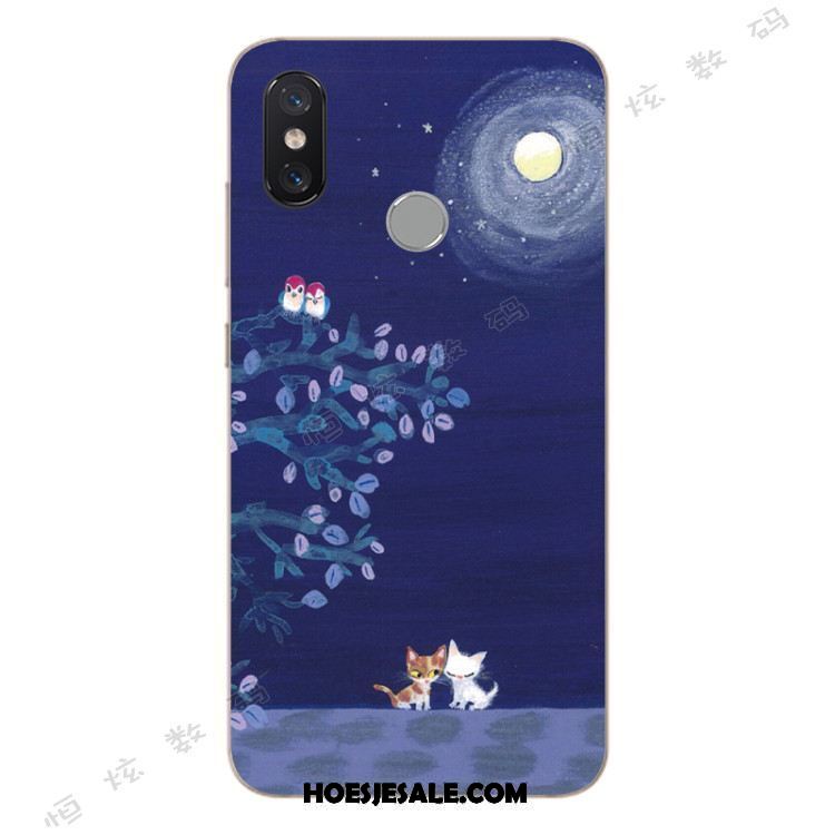 Xiaomi Mi A2 Hoesje Blauw Mini Anti-fall All Inclusive Kat Kopen