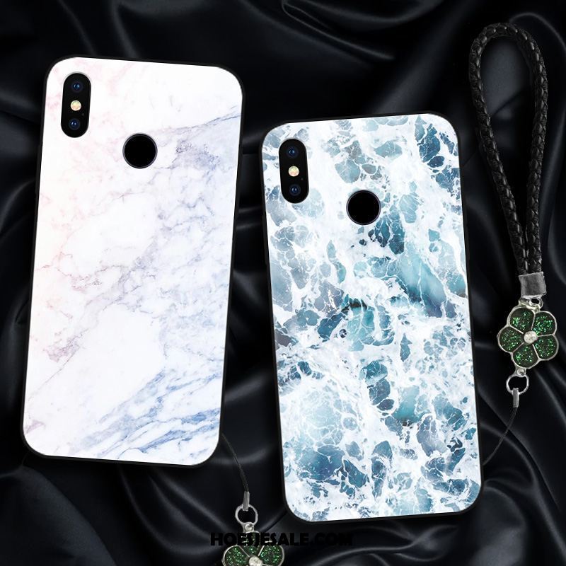 Xiaomi Mi A2 Hoesje Scheppend Blauw Mini Kunst Patroon Kopen