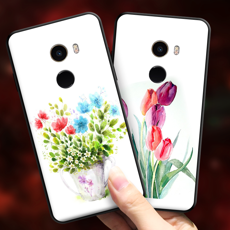 Xiaomi Mi Mix 2 Hoesje Anti-fall Bloemen Spotprent Mobiele Telefoon Hanger Sale