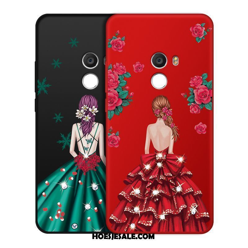 Xiaomi Mi Mix 2 Hoesje Hoes Hanger Bescherming Rood Anti-fall Goedkoop