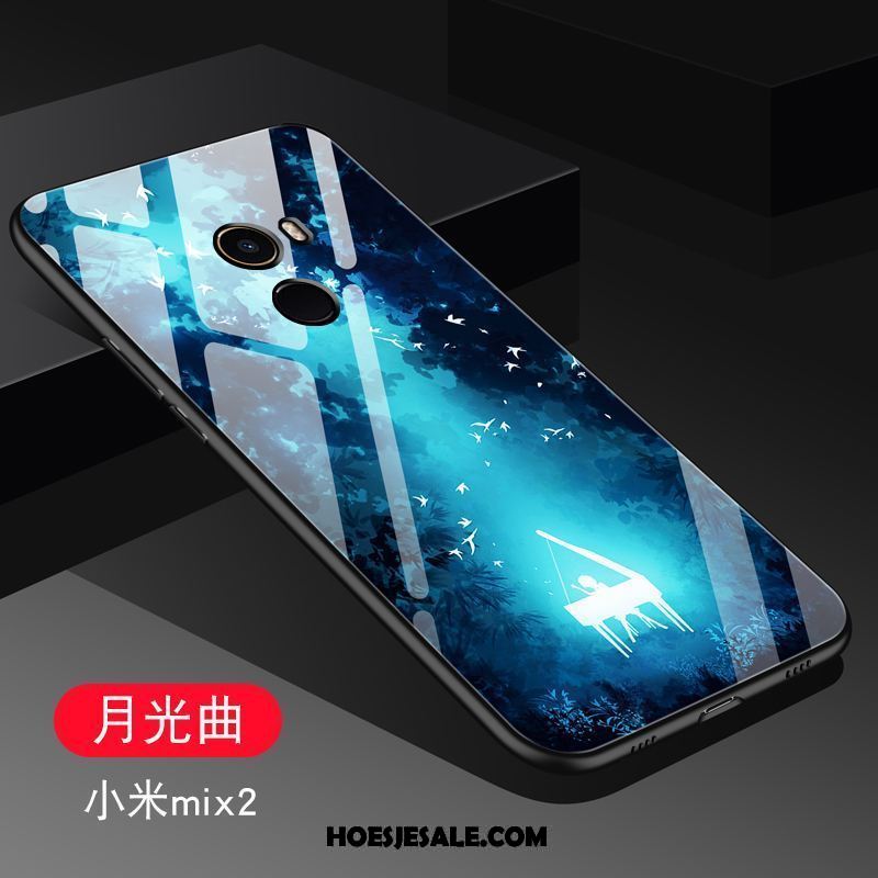 Xiaomi Mi Mix 2 Hoesje Scheppend Anti-fall Trend Hoes Blauw Online