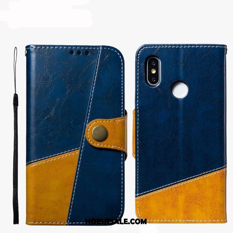 Xiaomi Mi Mix 3 Hoesje Gemengde Kleuren Folio Mobiele Telefoon Anti-fall Blauw Kopen