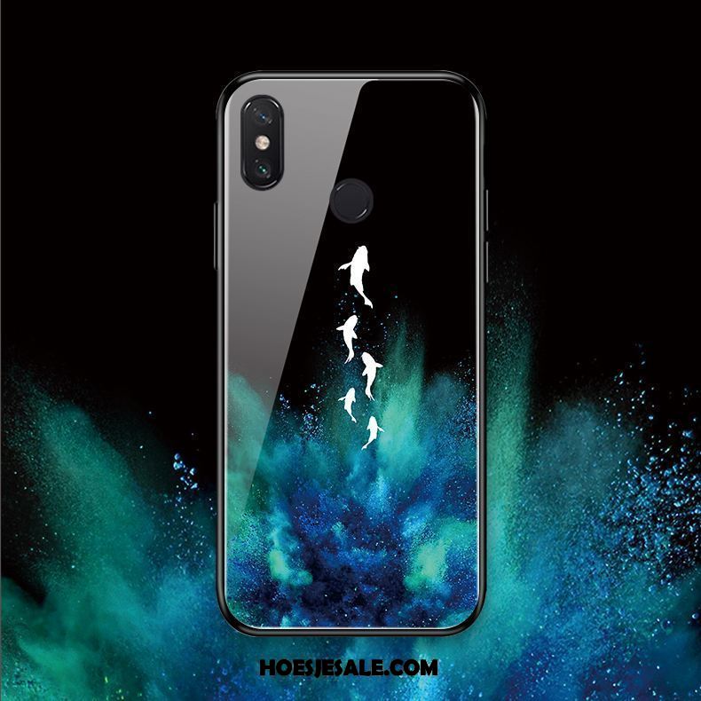 Xiaomi Mi Mix 3 Hoesje Glas Wind Eenvoudige Mobiele Telefoon Siliconen Goedkoop