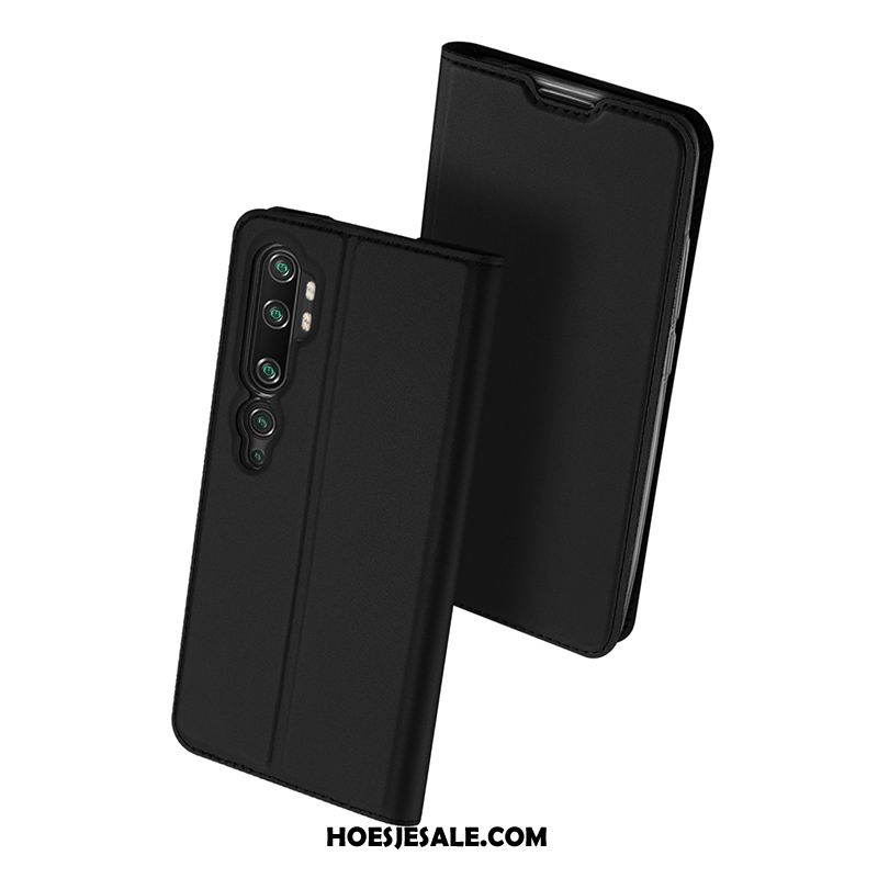 Xiaomi Mi Note 10 Hoesje Clamshell Kaart All Inclusive Zwart Bescherming Goedkoop