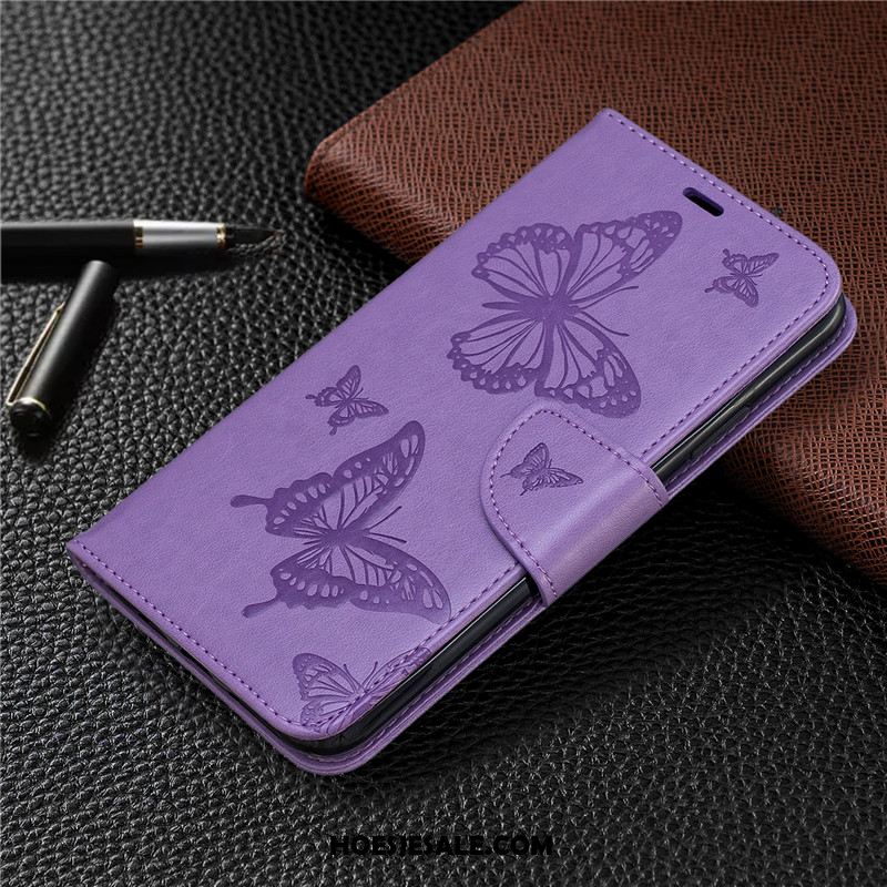 Xiaomi Mi Note 10 Hoesje Hoes Leren Etui Mini Vlinder Folio Sale