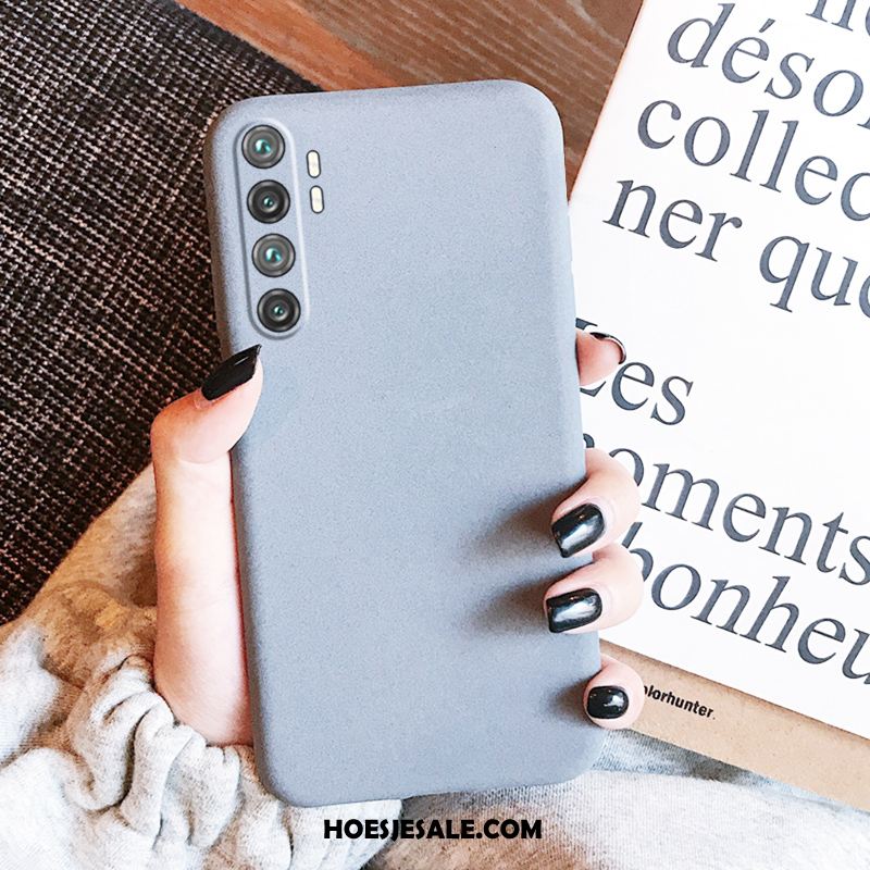 Xiaomi Mi Note 10 Lite Hoesje Effen Kleur Hoes Grijs Mini Blauw Sale