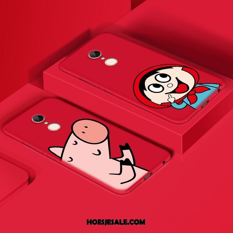 Xiaomi Redmi 5 Hoesje Mobiele Telefoon Hoes Zacht All Inclusive Rood Korting