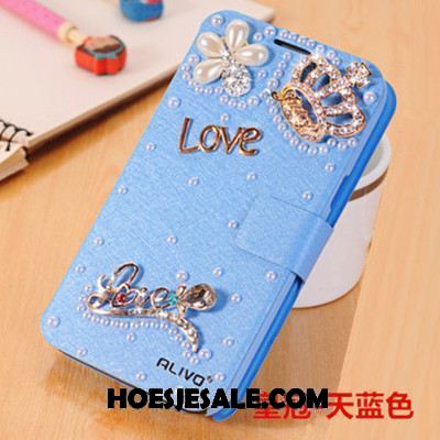 Xiaomi Redmi 6 Hoesje Trend Leren Etui Bescherming Met Strass Rood Winkel