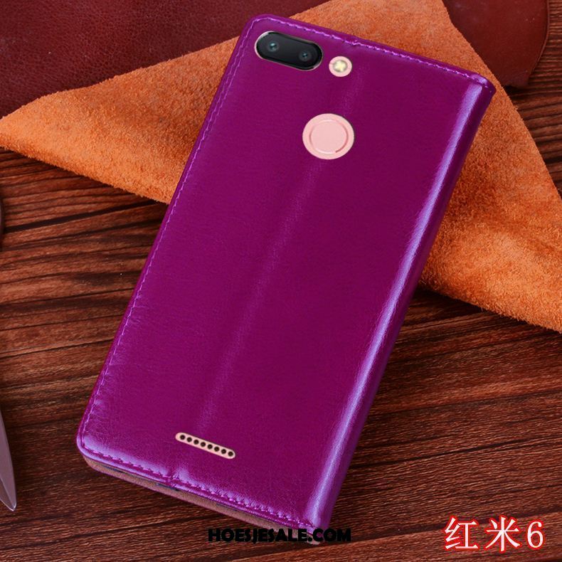 Xiaomi Redmi 6 Hoesje Zacht Bescherming Anti-fall Rood Mobiele Telefoon Korting