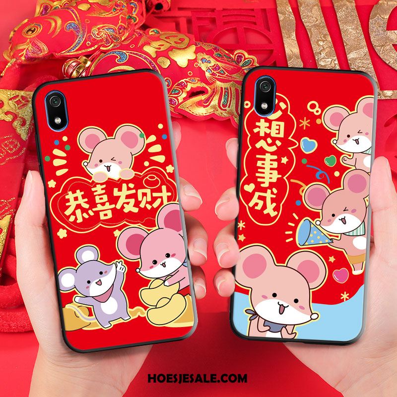 Xiaomi Redmi 7a Hoesje Anti-fall Hoes Spotprent Vreugdevol Zacht Kopen