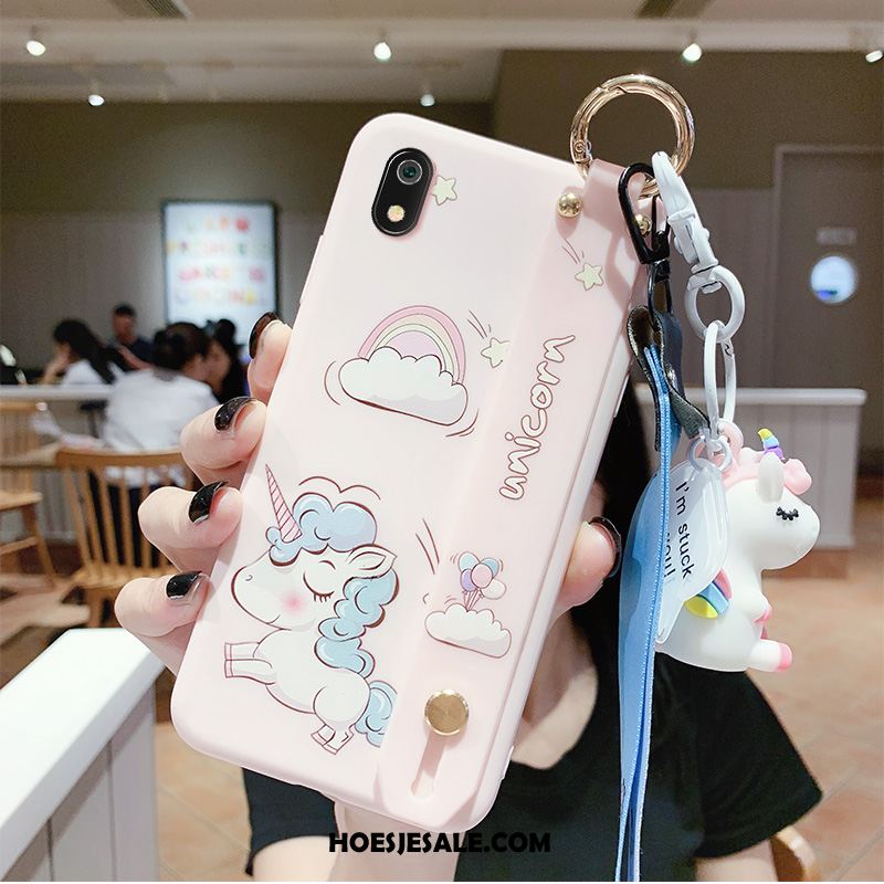 Xiaomi Redmi 7a Hoesje Scheppend Mobiele Telefoon Roze Zacht Net Red Goedkoop