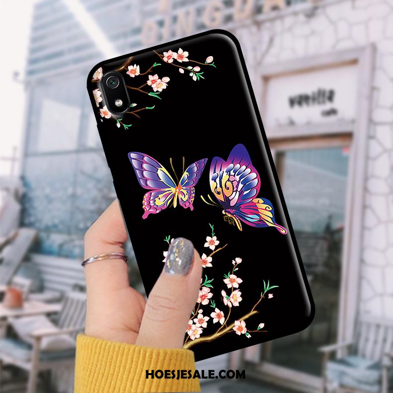 Xiaomi Redmi 7a Hoesje Student Mobiele Telefoon Zwart Bescherming Skärmskydd Sale