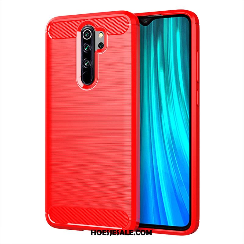 Xiaomi Redmi Note 8 Pro Hoesje Bedrijf Zwart Ademend Mobiele Telefoon Achterklep Online