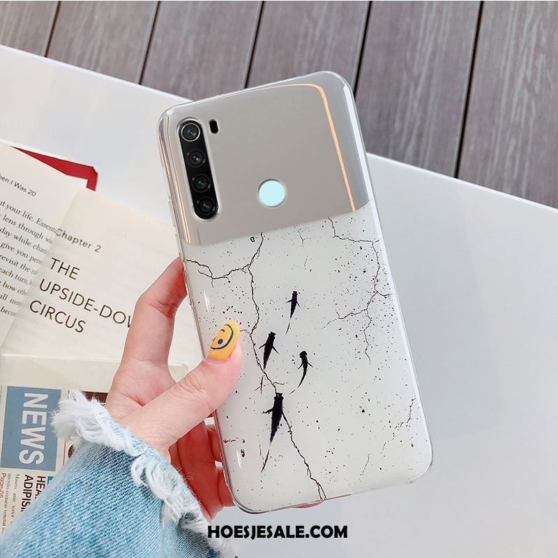 Xiaomi Redmi Note 8t Hoesje Bescherming Mooie Scheppend Mode Rood Winkel