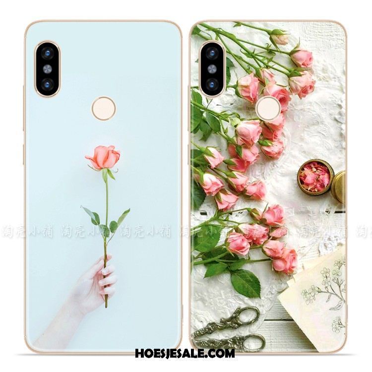 Xiaomi Redmi S2 Hoesje Bescherming Kunst Hoes Roze Mini Winkel