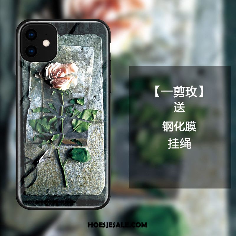 iPhone 11 Hoesje Kunst Vers Mode Eenvoudige Roze Online