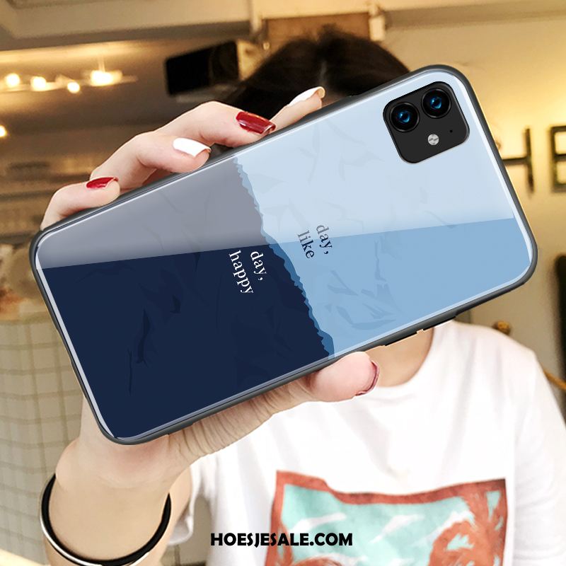 iPhone 11 Hoesje Spotprent Blauw Nieuw All Inclusive Hoes Sale