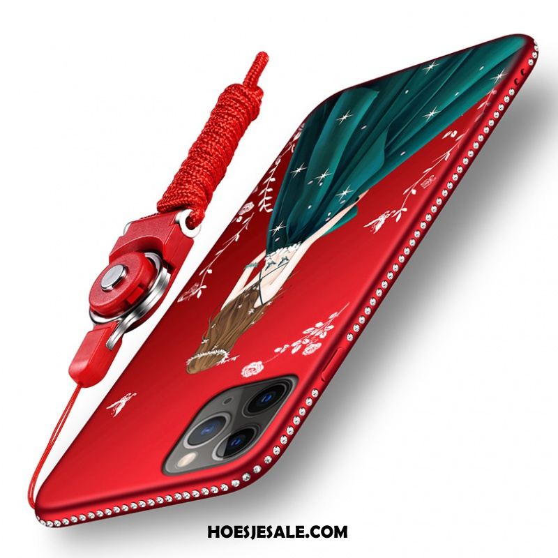 iPhone 11 Pro Hoesje Bescherming Hoes All Inclusive Mobiele Telefoon Rood Goedkoop