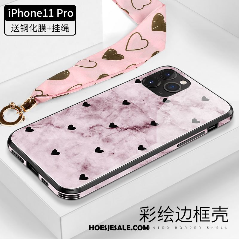 iPhone 11 Pro Hoesje Hanger Bescherming Glas Dun Elegante Sale