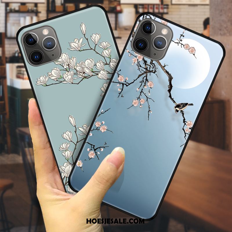 iPhone 11 Pro Hoesje Hanger Scheppend Blauw Trend Chinese Stijl Korting