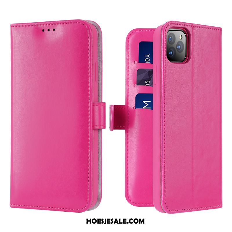 iPhone 11 Pro Hoesje High End Leren Etui All Inclusive Bedrijf Bescherming Goedkoop