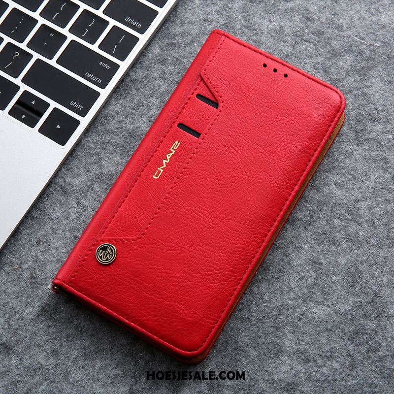 iPhone 11 Pro Hoesje Kaart Rood Portemonnee All Inclusive Bedrijf Goedkoop