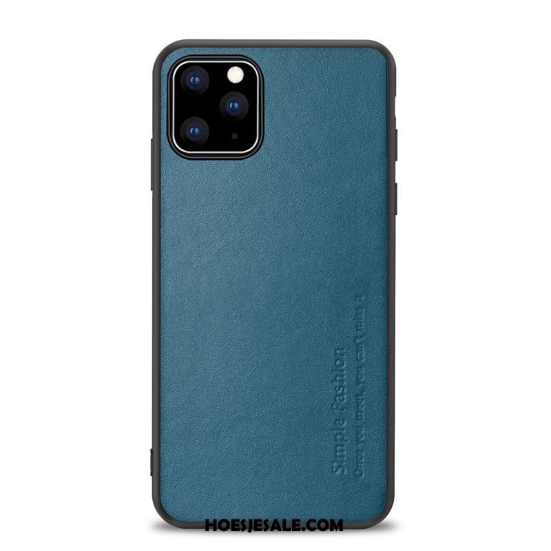 iPhone 11 Pro Hoesje Mobiele Telefoon Bedrijf Anti-fall Blauw Hoes Goedkoop