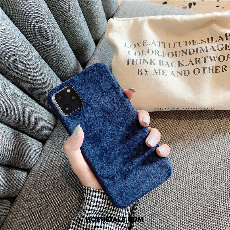 iPhone 11 Pro Hoesje Persoonlijk Mobiele Telefoon Suede Lovers Flanel Kopen