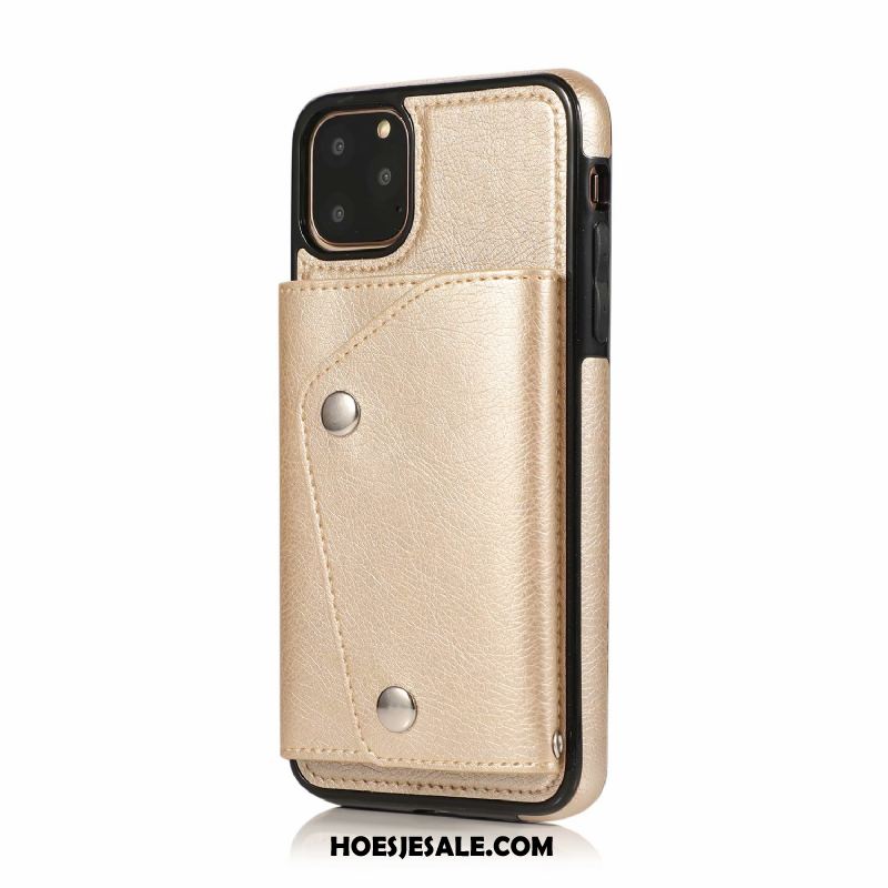 iPhone 11 Pro Max Hoesje All Inclusive Trendy Merk Persoonlijk Hanger Leren Etui Sale