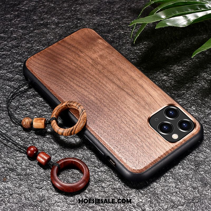 iPhone 11 Pro Max Hoesje Hout All Inclusive Nieuw Mobiele Telefoon Bescherming Korting