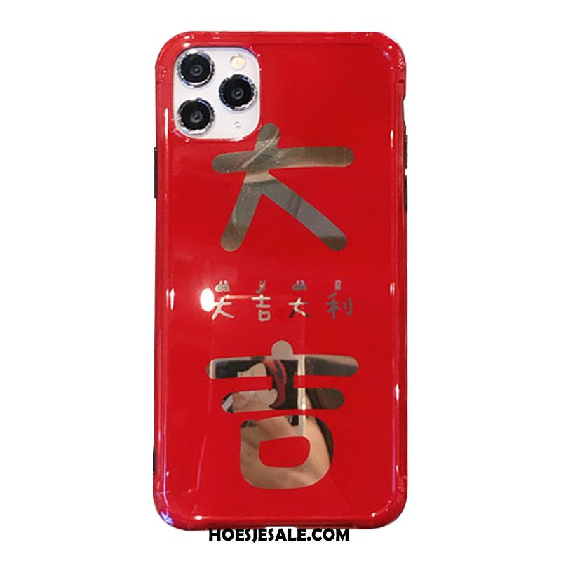 iPhone 11 Pro Max Hoesje Luxe Rood Nieuw Plating Lovers Winkel