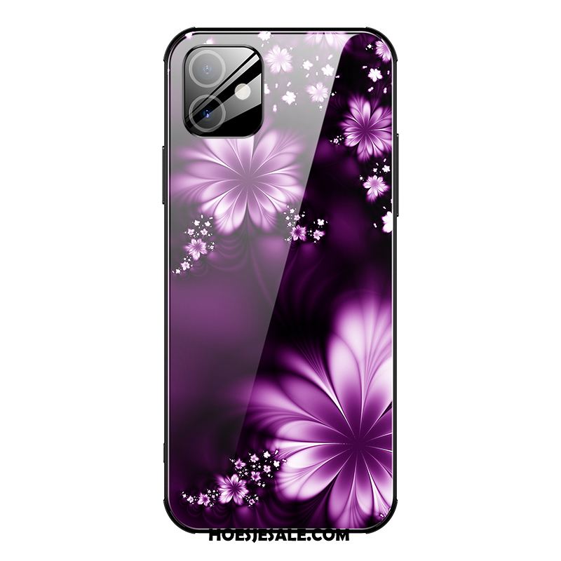 iPhone 12 Hoesje High End Purper Hoes Persoonlijk Anti-fall Goedkoop