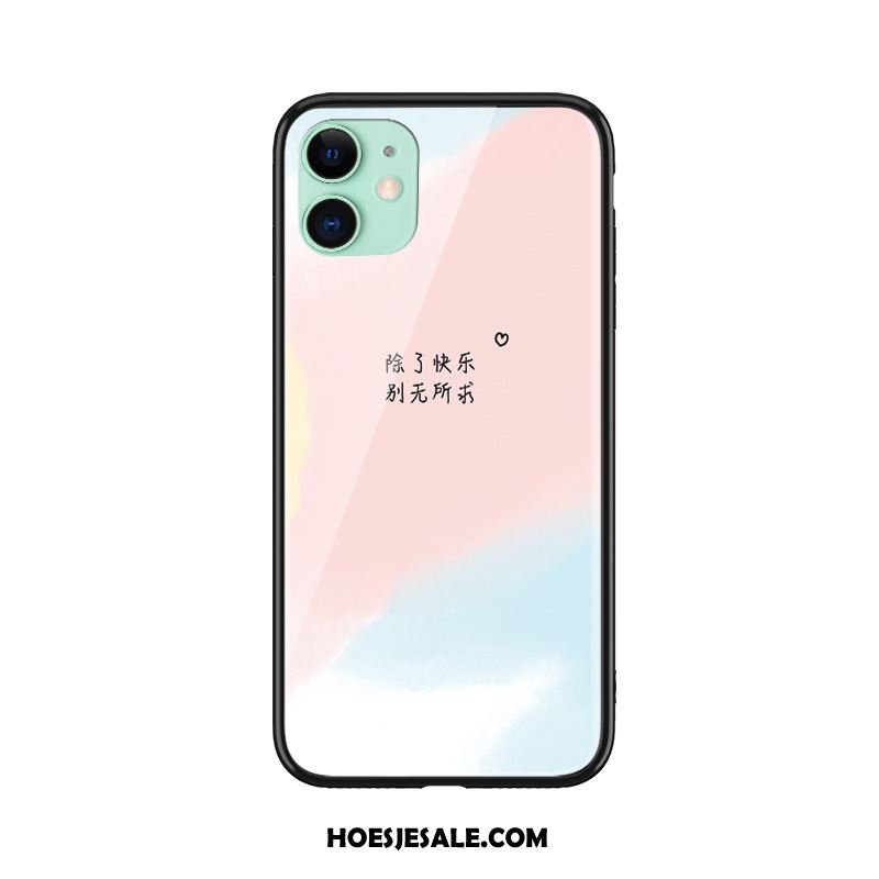 iPhone 12 Mini Hoesje Mode Kunst Roze Eenvoudige Scheppend Goedkoop