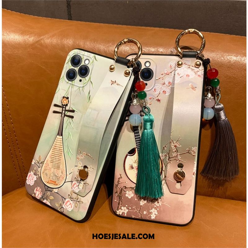 iPhone 12 Pro Max Hoesje Chinese Stijl Wind Groen Kunst Mobiele Telefoon Online