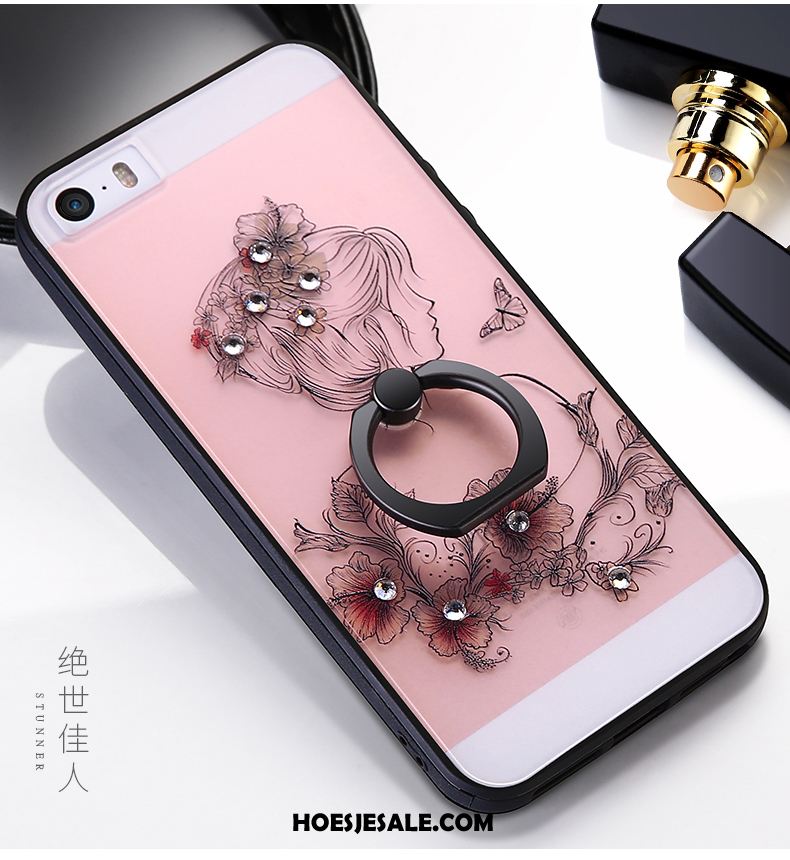 iPhone 5 / 5s Hoesje Anti-fall Persoonlijk Scheppend Mobiele Telefoon Roze Sale